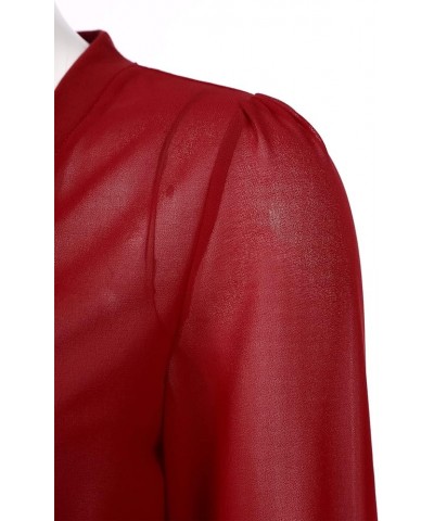 Women's Elegant Chiffon Bolero Shrug Top Open Cardigan Cape Cover Up for Wedding Evening Dress 6416red $8.99 Sweaters