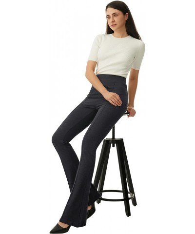 Women's Dress Pants High Rise Flare Pants Pull On Stretchy Work Pants Business Office Casual Slacks with Pockets 30" Inseam A...