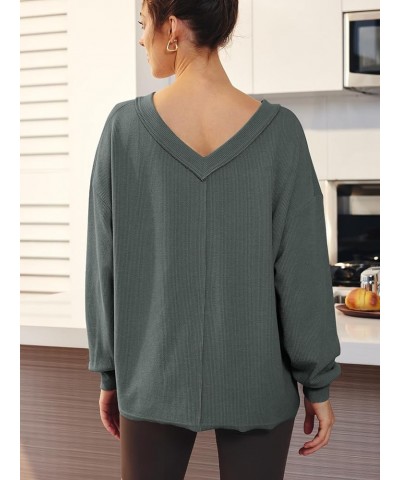 Womens Oversized Sweatshirts Sweaters Casual Pullover Loose Long Sleeve Tops Shirts Fashion Fall Clothes 2024 Greygreen $17.6...