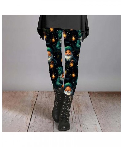 Womens Leggings and Winter Leggings Artistic Splash Printed Soft Stretchy Pants Winter Leggings for Women Plus Size Green-a $...