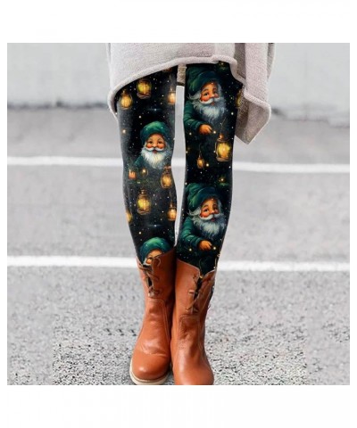 Womens Leggings and Winter Leggings Artistic Splash Printed Soft Stretchy Pants Winter Leggings for Women Plus Size Green-a $...