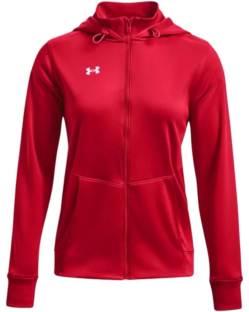 Fleece Storm Womens Full Zip Red / White $33.09 Jackets