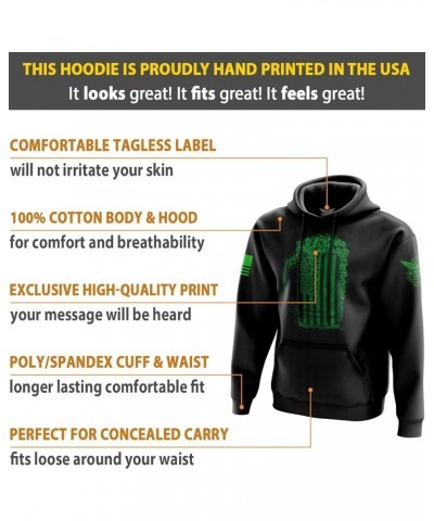 Men's Hoodie American Irish Black $23.76 Others