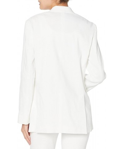 Women's Rolled Sleeve Bf Jacket White $111.15 Blazers