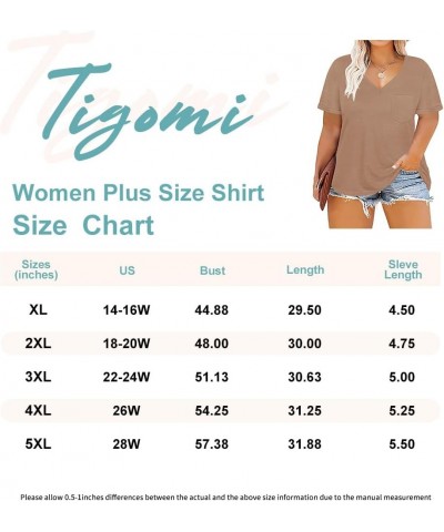 Plus Size T Shirt for Women Short Sleeve Loose Casual Blouse Soft Tops Tie Dye Print Soild Color Shirts XL-5XL 14-28 1_zxs Po...