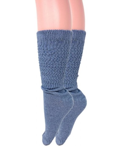 Slouch Socks 3 PAIRS Shoe Size 5-10 Captains Blue $8.10 Socks