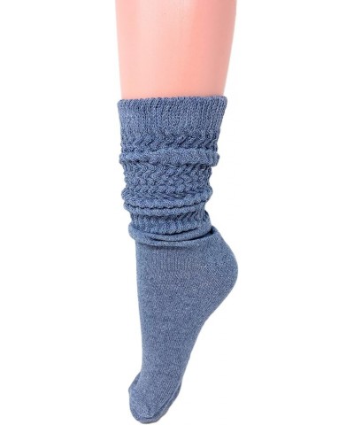 Slouch Socks 3 PAIRS Shoe Size 5-10 Captains Blue $8.10 Socks