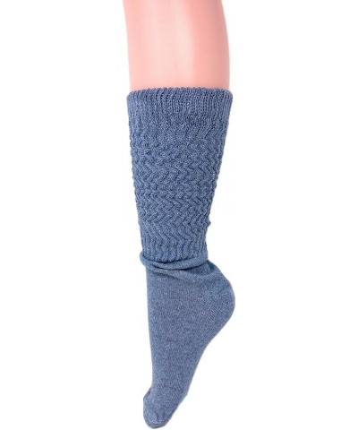 Slouch Socks 3 PAIRS Shoe Size 5-10 Captains Blue $8.10 Socks