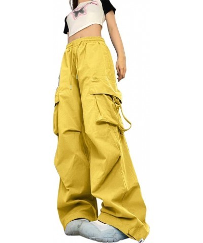 Pants for Women Lace Poket Waisted Pants Trousers Up Women’s Casual Women's Jeans Jeans for Women Trendy Stretch Yellow 1 $15...