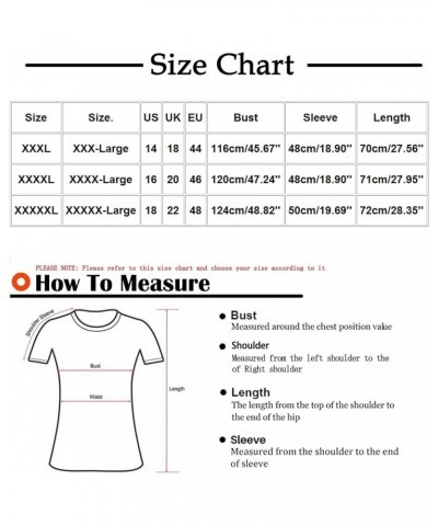 Womens Summer Tops 2024 Dressy Casual 3/4 Sleeve Blouses Landscape Painting Patterns Graphic Tee Shirts Pullover Work Shirts ...