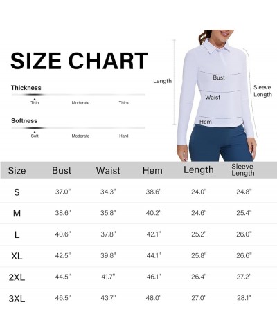 Womens Golf Shirt Polo Tennis Tops with 3-Button White $18.87 Shirts