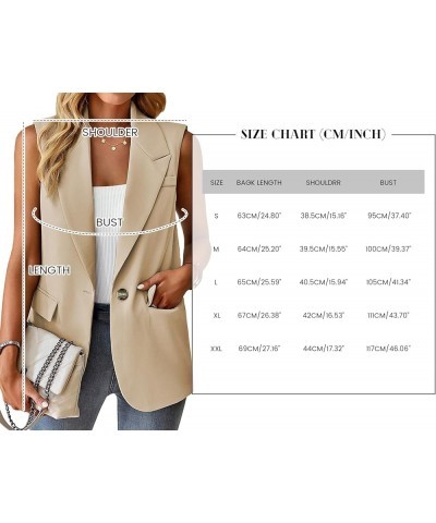 Sleeveless Blazer Jackets for Women 2024 Spring Summer Lightweight Casual Solid Open Front Work Office Vest 1-pink $25.94 Vests