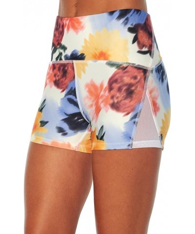 Women's Jane High Rise Hottie Short Ocean Wave Blurred Flora $10.13 Activewear