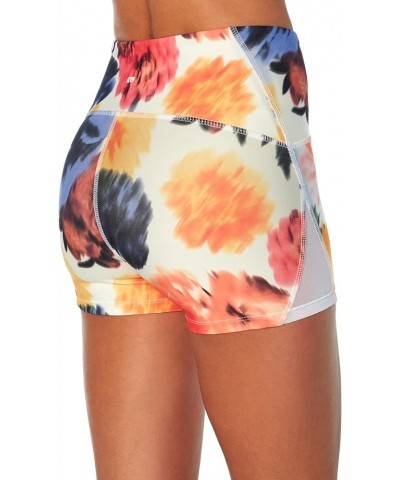 Women's Jane High Rise Hottie Short Ocean Wave Blurred Flora $10.13 Activewear