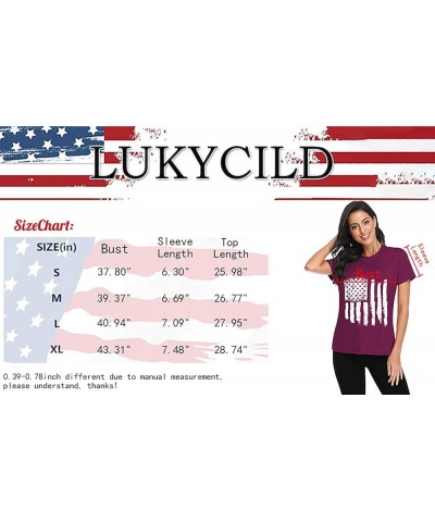 Graphic Tees for Women Patriotic Shirts for Women Short Sleeve Tshirts Shirts Summer Casual Tee Tops Striped_black $11.00 T-S...