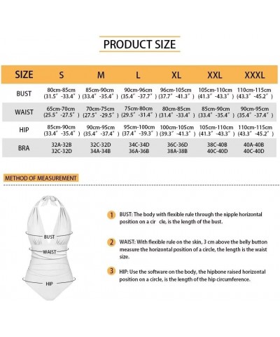 Swimsuit Women One Piece Tummy Control Swimsuits Sexy V-Neck High Cut Bathing Suits Halter Swimwear Butterfly Flag $12.18 Swi...