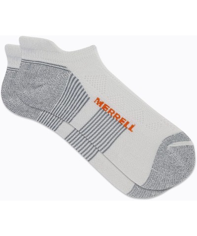 Men's and Women's Moab Speed Lightweight Hiking Socks-1 Pair-Unisex Sustainable Coolmax Ecomade Low Cut Tab - White $9.66 Socks