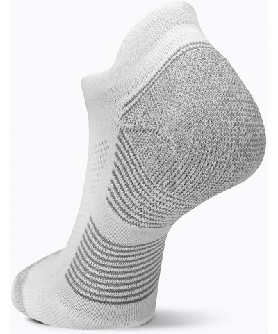 Men's and Women's Moab Speed Lightweight Hiking Socks-1 Pair-Unisex Sustainable Coolmax Ecomade Low Cut Tab - White $9.66 Socks