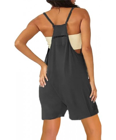 Jumpsuits for Women Dressy Spaghetti Strap Jumpers Baggy Wide Leg Rompers Summer Plus Size Overalls with Pockets Jumpsuits fo...