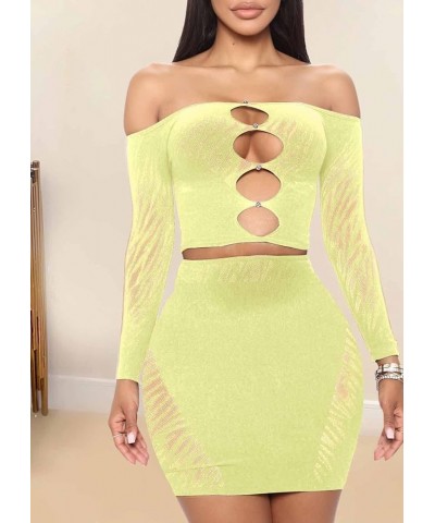 Sexy Off Shoulder Jumpsuit for Women Summer Sheer Mesh Bodycon Leopard Long Sleeve Rompers Party Club Streetwear X Light Gree...