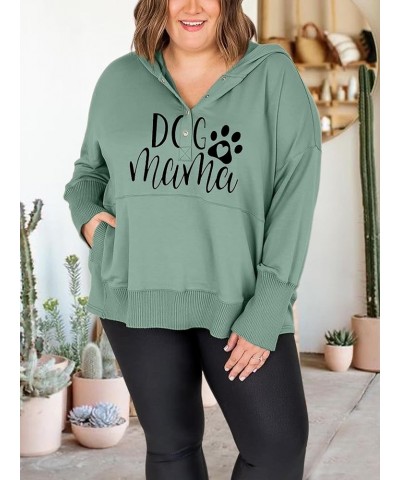 Plus Size Faith Shirt Women Long Sleeve Graphic Tee Casual Sweatshirts with Pocket 1X - 5X A-light Green $9.27 Hoodies & Swea...