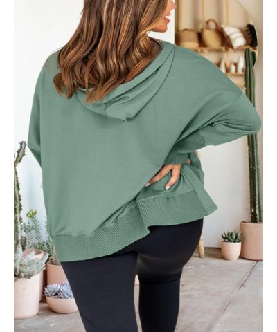 Plus Size Faith Shirt Women Long Sleeve Graphic Tee Casual Sweatshirts with Pocket 1X - 5X A-light Green $9.27 Hoodies & Swea...