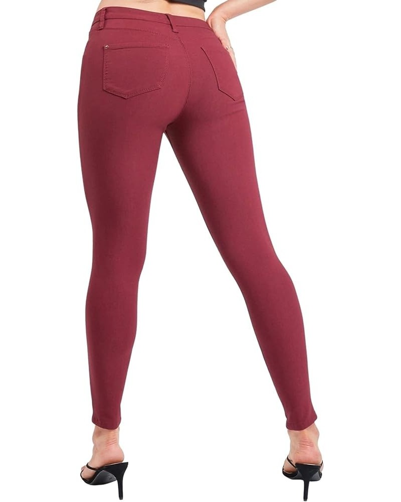 Women's Hyperstretch Midrise Skinny Dark Wine $24.30 Jeans