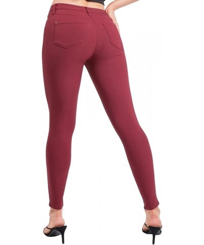 Women's Hyperstretch Midrise Skinny Dark Wine $24.30 Jeans