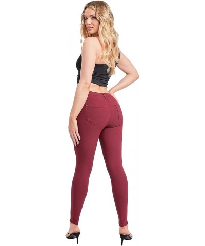 Women's Hyperstretch Midrise Skinny Dark Wine $24.30 Jeans