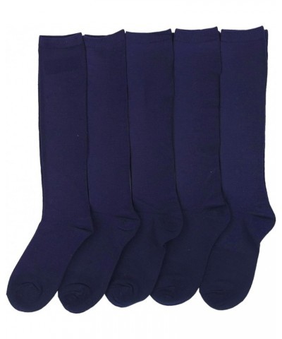 Women's Pack of 6 or 12 Knee High Socks 6-pack: Navy $12.85 Socks