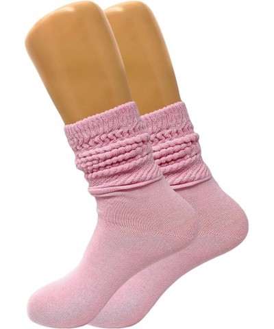 6 Pairs Colorful Scrunch Socks Shoe Size 5 to 10 Ecru-lemon Green-aqua Green-pink-fuchsia-lavender $13.18 Activewear