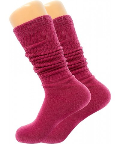 6 Pairs Colorful Scrunch Socks Shoe Size 5 to 10 Ecru-lemon Green-aqua Green-pink-fuchsia-lavender $13.18 Activewear