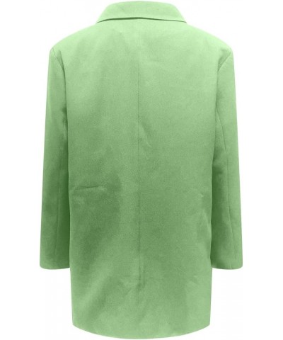 Womens Casual Blazers Open Front 3/4 Sleeve Work Office Jackets Blazer 20green $9.29 Blazers