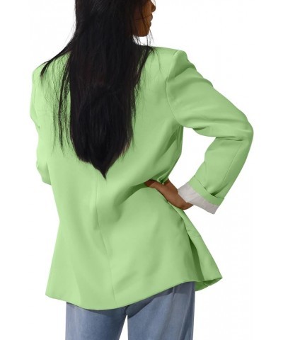 Womens Casual Blazers Open Front 3/4 Sleeve Work Office Jackets Blazer 20green $9.29 Blazers