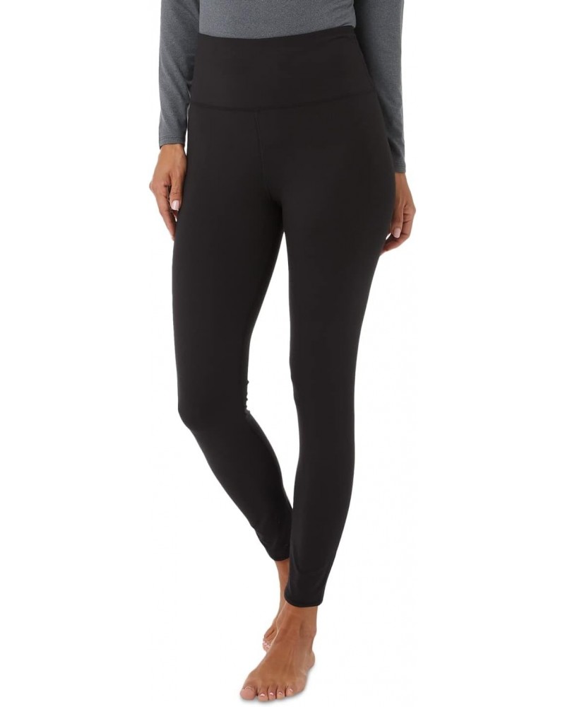 Women's Basic Pull On Full Length High Rise Leggings Black Size Small $11.00 Leggings