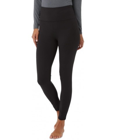 Women's Basic Pull On Full Length High Rise Leggings Black Size Small $11.00 Leggings