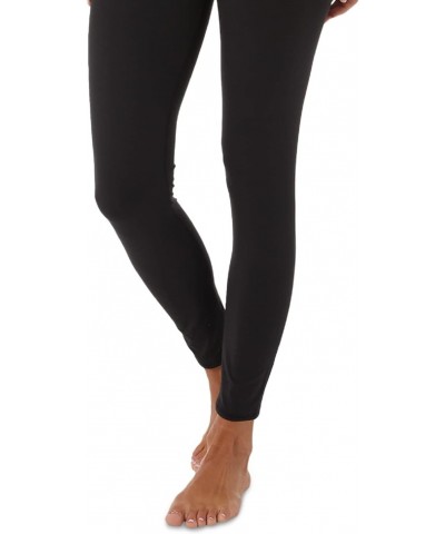 Women's Basic Pull On Full Length High Rise Leggings Black Size Small $11.00 Leggings