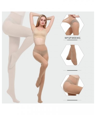 Run Resistant Control Top Panty Hose Opaque Tights 1black+1suntan $14.57 Socks