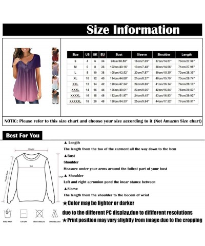 Plus Size Tops for Women Dressy Button Down T Shirt Graphic Print Short Sleeve Blouse Henley V Neck Summer Clothes Aak30-mult...