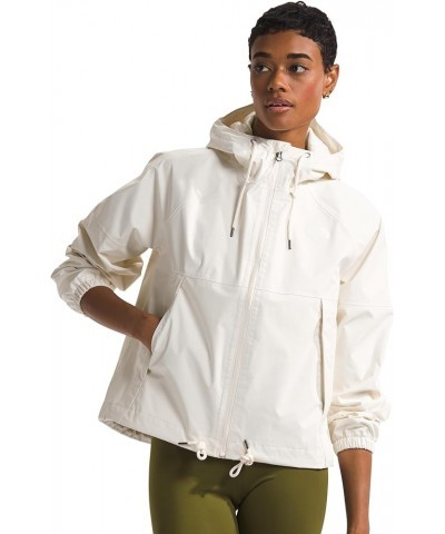 Women's Antora Rain Hoodie (Standard and Plus Size) White Dune $46.25 Jackets