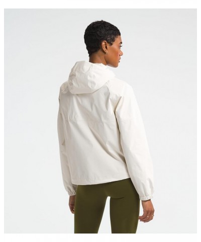 Women's Antora Rain Hoodie (Standard and Plus Size) White Dune $46.25 Jackets