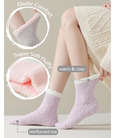 Thicker Warm Fuzzy Socks-Gifts for Women-Fluffy Cozy Socks-Stocking Stuffer-Women Socks Size 6-11 68-fuzzy Socks-no1-6pc $8.6...