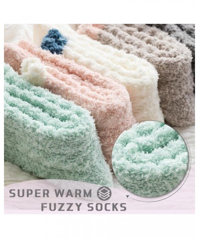 Thicker Warm Fuzzy Socks-Gifts for Women-Fluffy Cozy Socks-Stocking Stuffer-Women Socks Size 6-11 68-fuzzy Socks-no1-6pc $8.6...