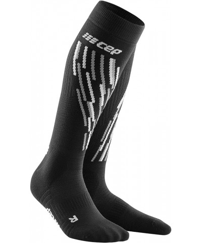 Compression Women's Ski Thermo Socks – Tall Socks For SkIIng Black/Anthracite $22.34 Activewear