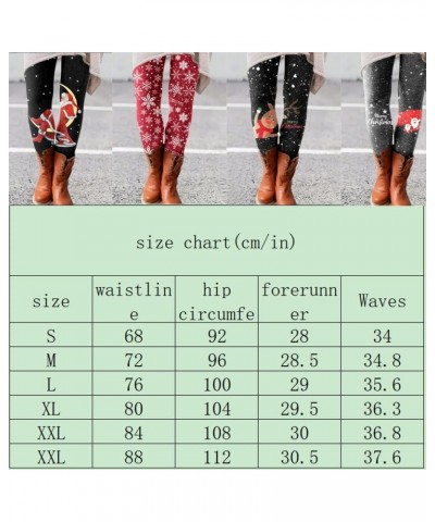 Christmas Leggings for Women Plus Size High Waist Workout Pants 20 $8.11 Leggings