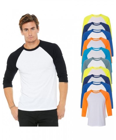 Unisex Raglan Baseball T-Shirt 3/4-Sleeve Tee, Multipack 1I3I6I10 10 $24.95 T-Shirts