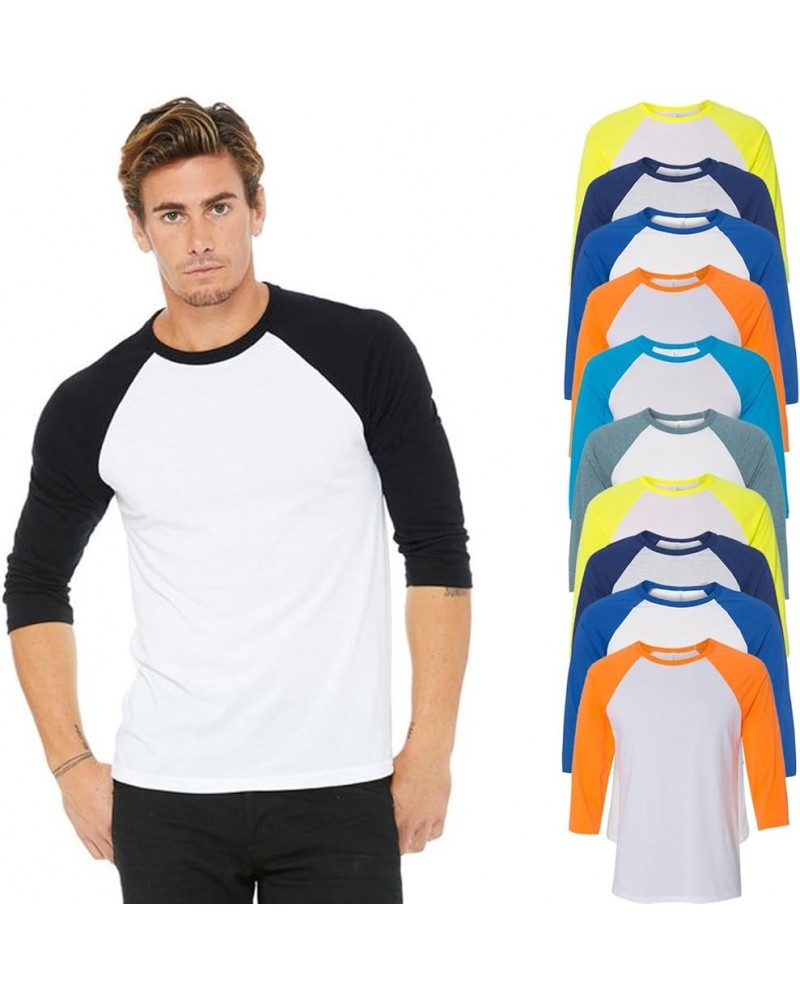 Unisex Raglan Baseball T-Shirt 3/4-Sleeve Tee, Multipack 1I3I6I10 10 $24.95 T-Shirts