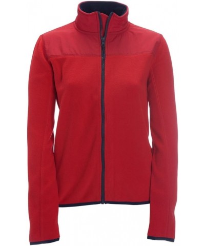 Womens Solid Full-Zip Fleece Jacket, Red, Small $14.86 Jackets