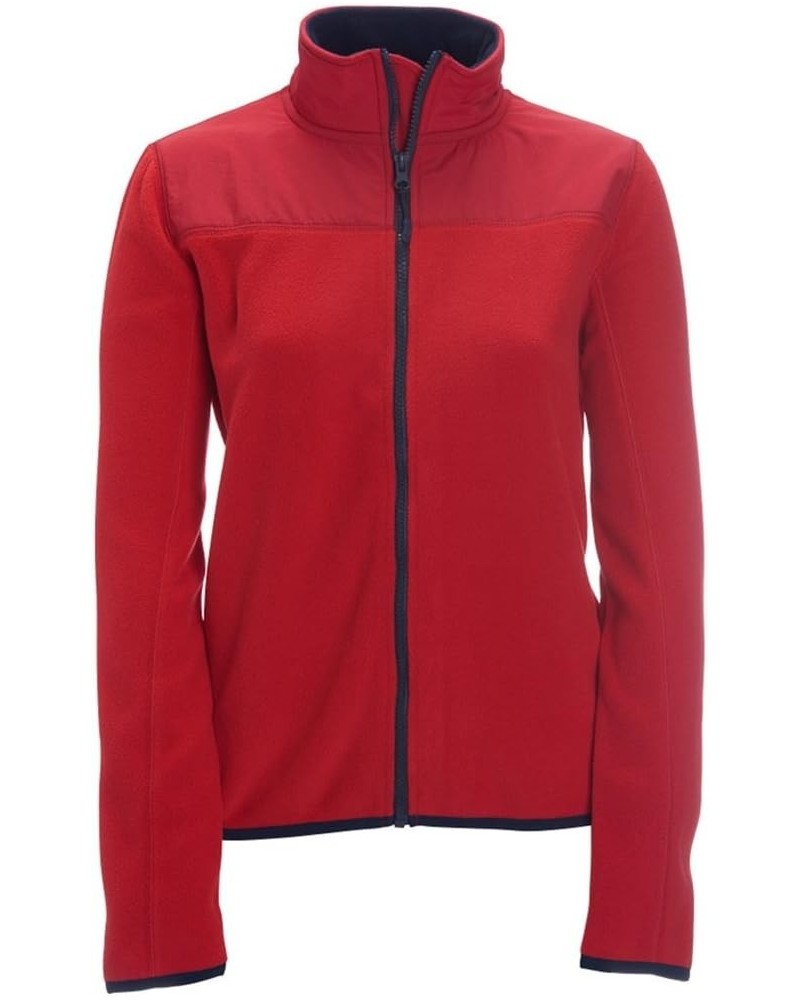 Womens Solid Full-Zip Fleece Jacket, Red, Small $14.86 Jackets