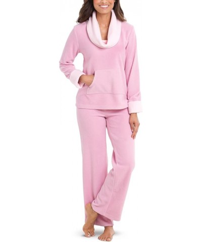 Fleece Womens Pajamas - Winter Pajamas For Women Standard Pale Pink $23.65 Sleep & Lounge